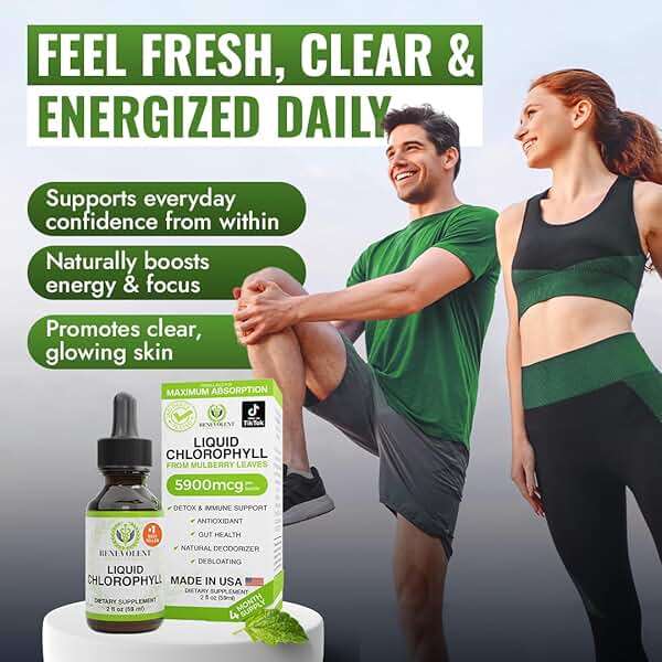Benevolent Nourishment Chlorophyll Supplement, Detox & Immune Support, Internal Deodorizer, Liquid Drops - Image 8