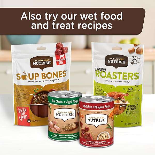 Rachael Ray Nutrish Dish Premium Natural Dry Dog Food, Beef & Brown Rice Recipe with Veggies, Fruit & Chicken, 3.75 Pounds - Image 10