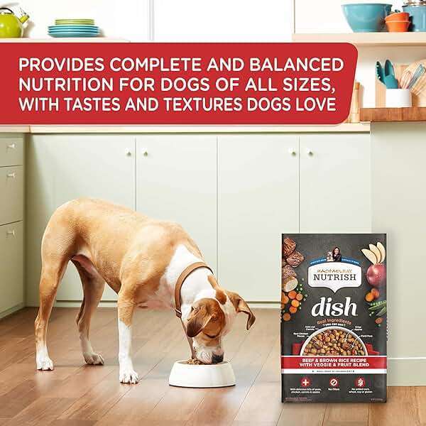 Nutrish Rachael Ray Dish Beef & Brown Rice Recipe with Veggie & Fruit Blend Dry Dog Food, 11.5 lb. Bag - Image 3