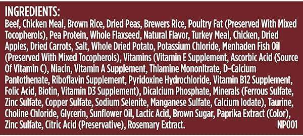 Nutrish Rachael Ray Dish Beef & Brown Rice Recipe with Veggie & Fruit Blend Dry Dog Food, 11.5 lb. Bag - Image 6