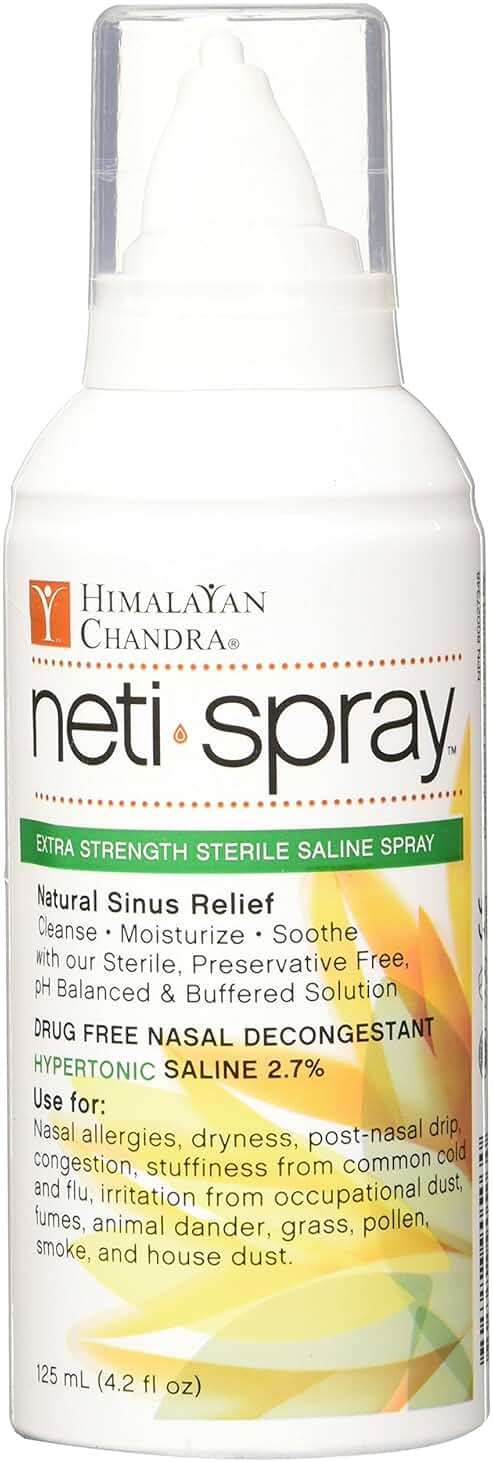 Himalayan Chandra Hypertonic Adult Neti Spray, 4.2 Ounce - Image 1