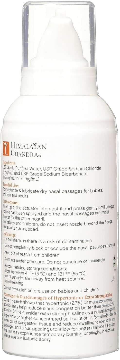 Himalayan Chandra Hypertonic Adult Neti Spray, 4.2 Ounce - Image 2