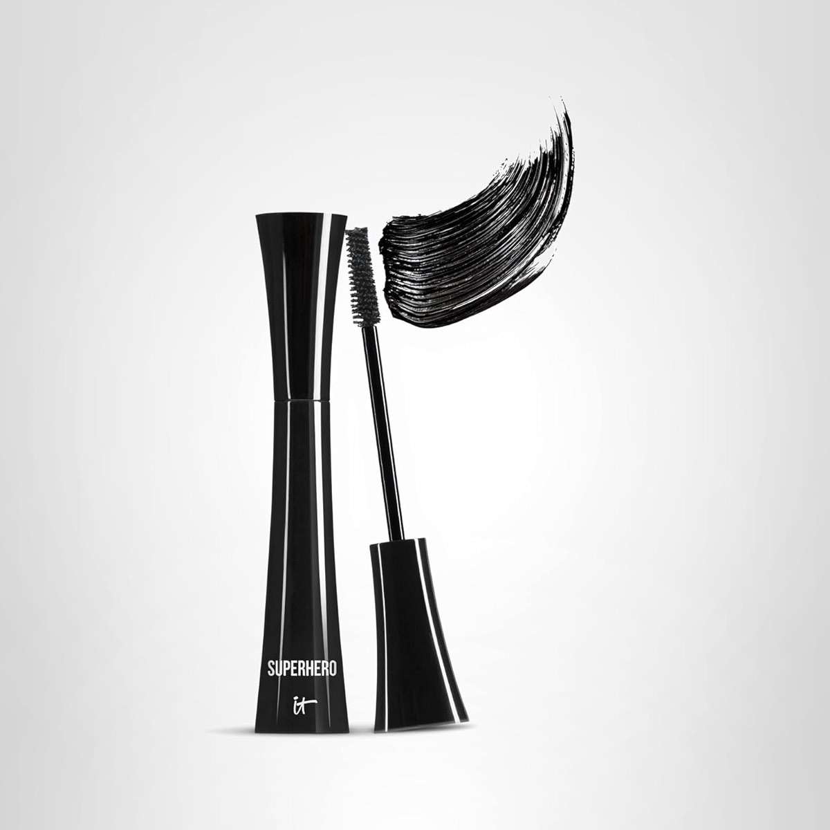 IT Cosmetics Superhero Mascara Black – Volumizing & Lengthening, Buildable Volume, Hydrolyzed Collagen, Biotin, Peptides, Lifting & Curling Formula, Super Black Pigment, Suitable for Sensitive Eyes - Image 9