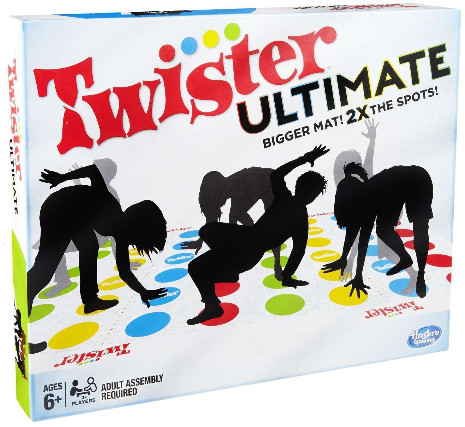 Hasbro Gaming Twister Ultimate: Bigger Mat, More Colored Spots, Family, Kids Party Game Age 6+; Compatible with Alexa (Amazon Exclusive) - Image 4
