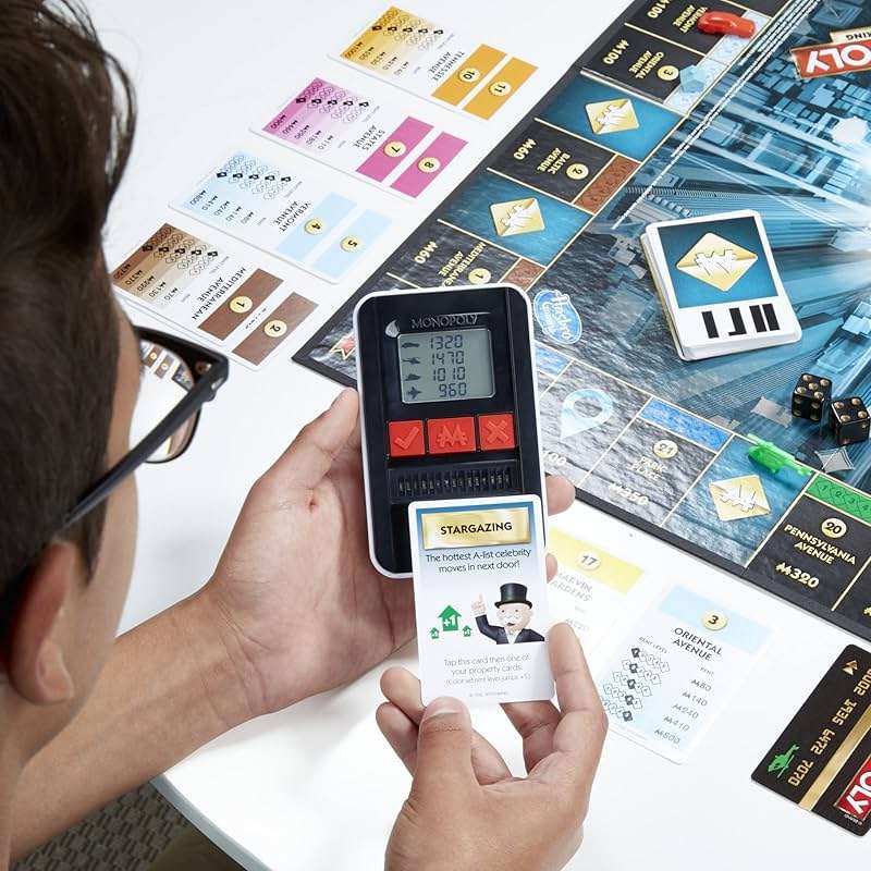 Hasbro Gaming Monopoly Ultimate Banking Edition Board Game for Families and Kids Ages 8 and Up, Electronic Banking Unit (Amazon Exclusive) - Image 2