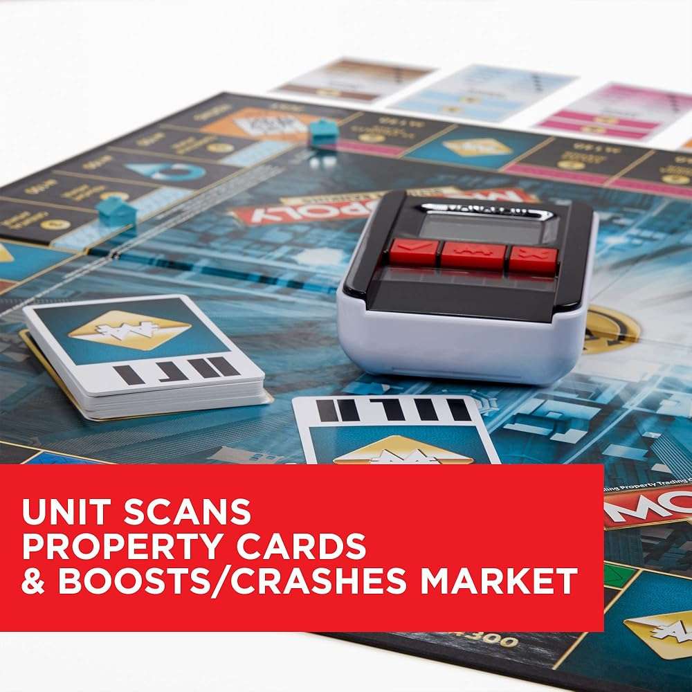 Hasbro Gaming Monopoly Ultimate Banking Edition Board Game for Families and Kids Ages 8 and Up, Electronic Banking Unit (Amazon Exclusive) - Image 7
