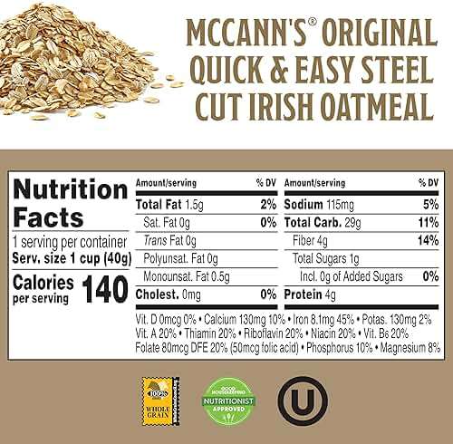 McCann's Irish Oatmeal Instant Oatmeal Cup, Original, 1.4 Ounce (Pack of 12) - Image 2