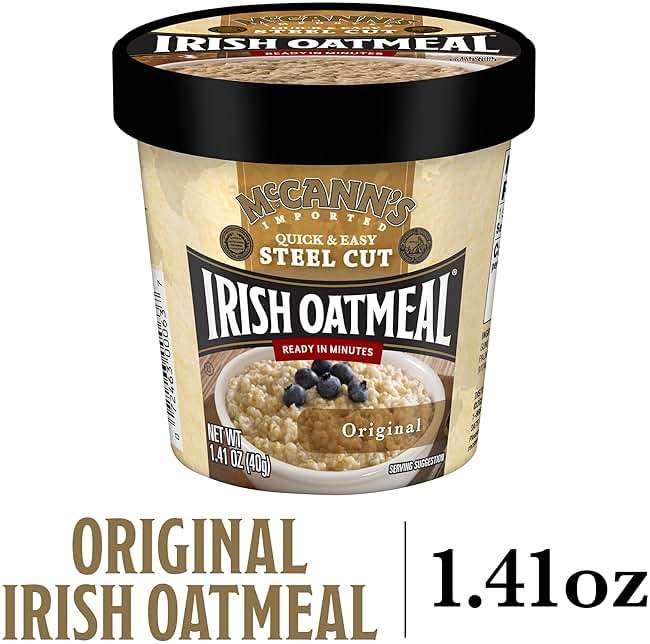 McCann's Irish Oatmeal Instant Oatmeal Cup, Original, 1.4 Ounce (Pack of 12) - Image 3