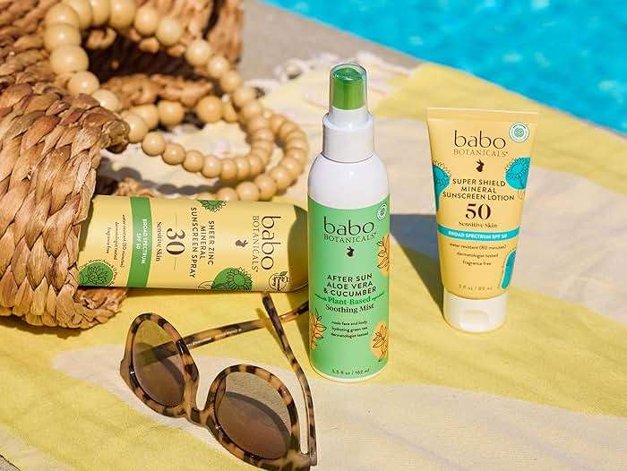 Babo Botanicals Sheer Zinc Continuous Sunscreen Spray SPF30 - Natural Zinc Oxide - Extra Sensitive Skin - Water Resistant - Vegan - Fragrance-Free - Air-Powered Spray - For all ages - Image 13