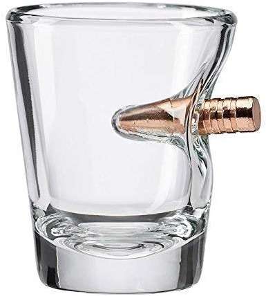 BenShot Shot Glass with Real .308 Bullet - 2oz | Made in the USA - Image 1