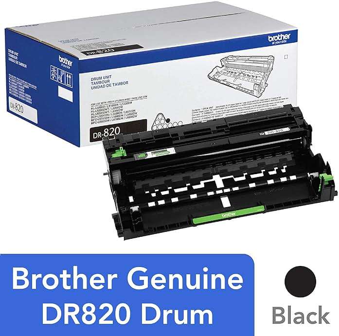 Brother Genuine-Drum Unit, DR820, Seamless Integration, Yields Up to 30,000 Pages, Black - Image 2