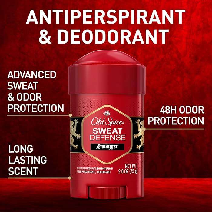 Old Spice Sweat Defense Antiperspirant & Deodorant for Men, 24/7 Ultimate Sweat Protection, Long Lasting Scent, Soft Solid, Swagger with Cedarwood Scent, 2.6 oz - Image 2
