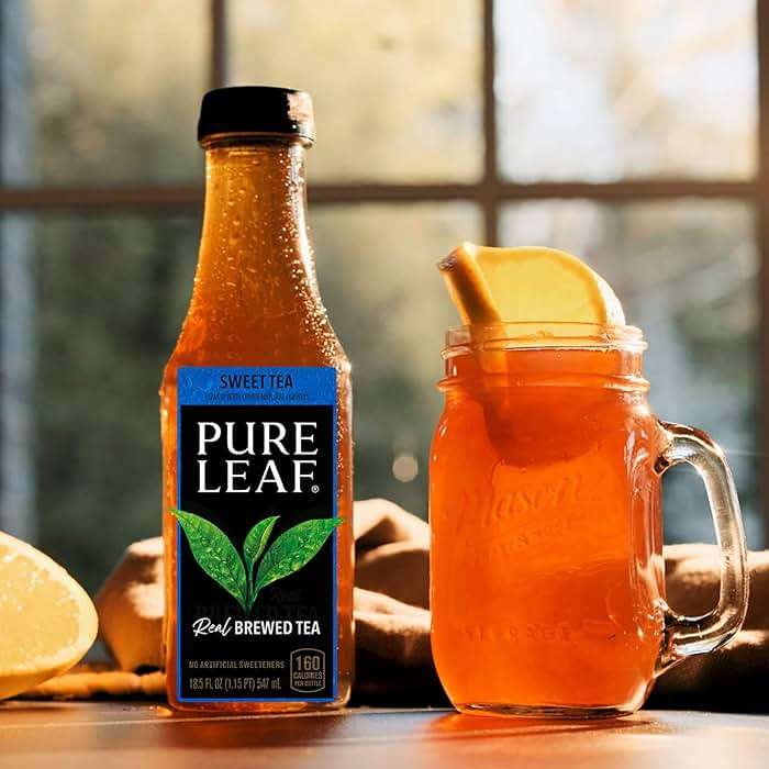 Pure Leaf Iced Tea, Sweet Tea, Real Brewed Tea, 18.5 Fl Oz Bottles (Pack of 12) - Image 7