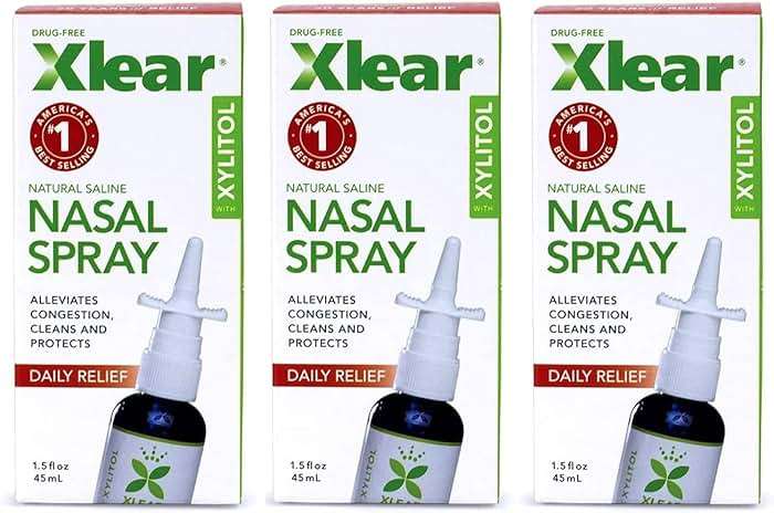 Xlear Natural Nasal Spray with Xylitol, 1.5 fl oz (Pack of 3) - Image 1