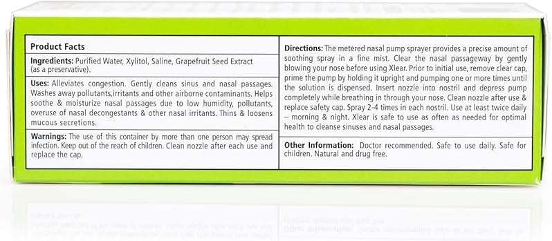 Xlear Natural Nasal Spray with Xylitol, 1.5 fl oz (Pack of 3) - Image 3