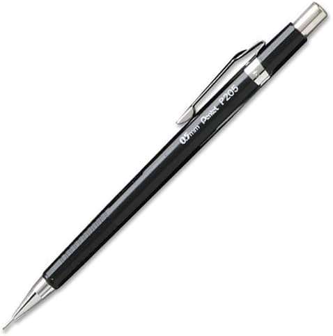 Value Pack of 3 Pentel Sharp Automatic Pencil, 0.5mm, Black, Burgundy, Green Barrels, 3 Pack (P205) by Pentel - Image 2