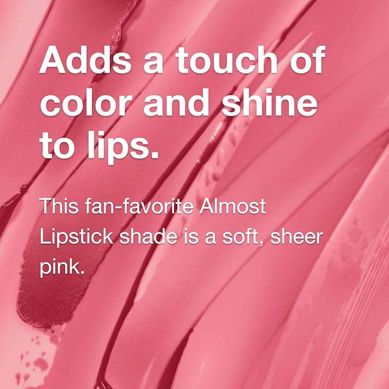 Clinique Almost Lipstick Tinted Lip Balm in 3 Iconic Shades Black Honey, Pink, and Nude Honey | Sheer + Lightweight - Image 7