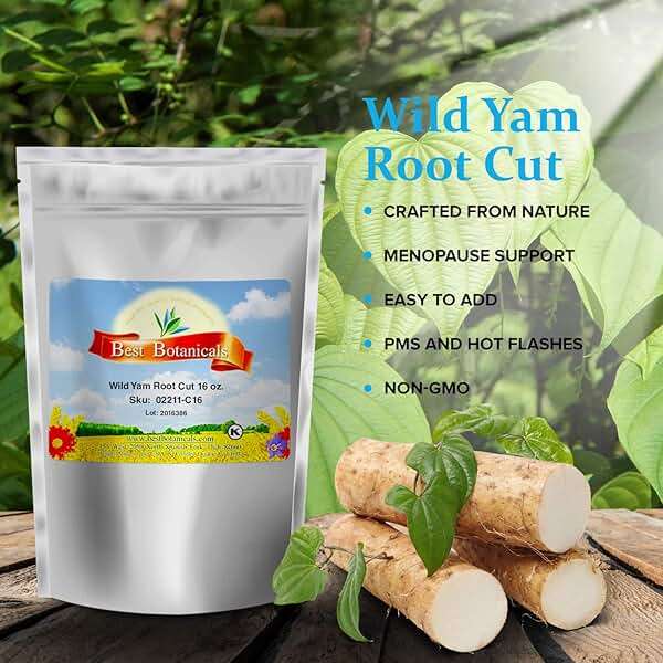 Best Botanicals Wild Yam Root Cut 16 oz. - Image 2