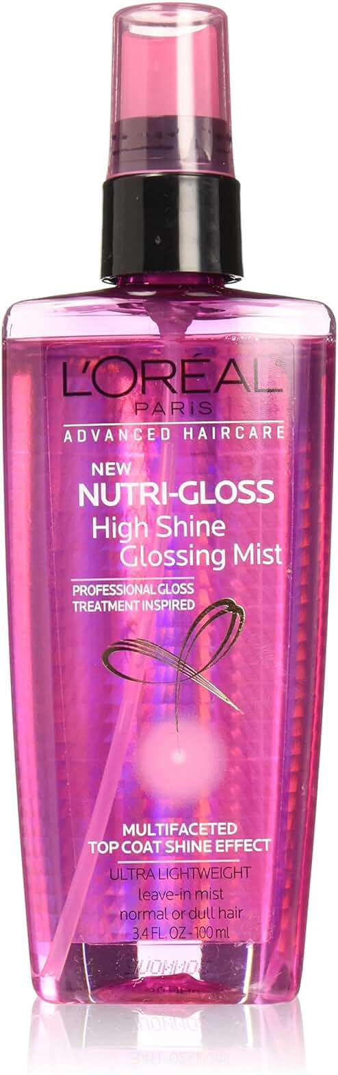 L'Oréal Paris Advanced Haircare Nutrigloss High Shine Glossing Mist, 3.4 fl. oz. (Packaging May Vary) - Image 1