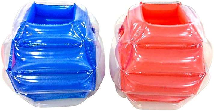 BANZAI: Bump N' Bounce Body Bumpers, A Game of Bumping & Bopping, 2 Bumpers Included in Red & Blue, Fun & Safe Cushion Inflatable Surface, For Ages 4 and up - Image 3