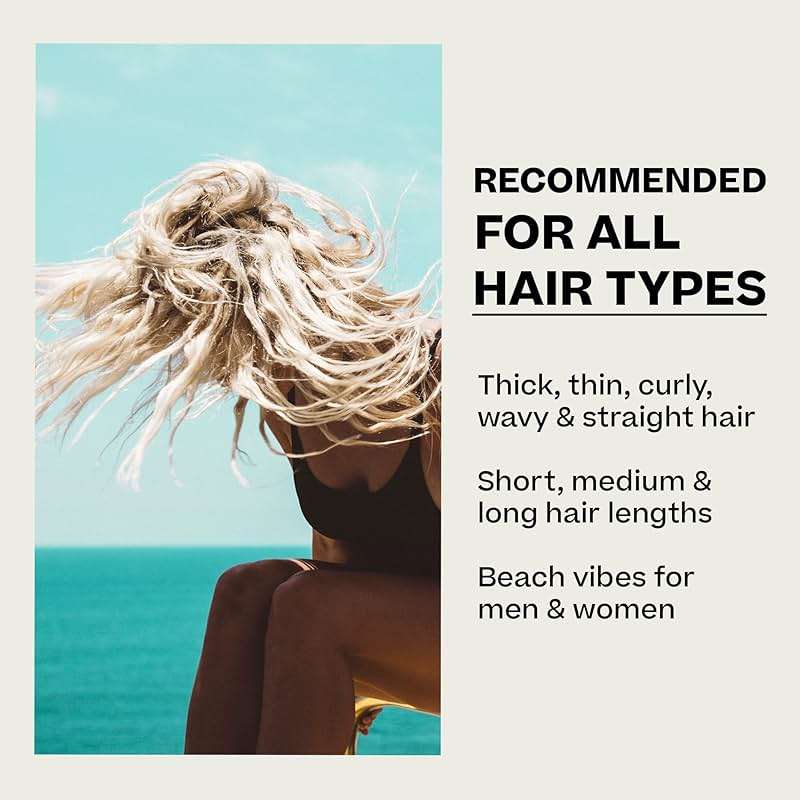 BYRD Hairdo Products Byrd Sea Salt Surfspray, Salty Coconut Scent, Texturizing and Volumizing Sea Salt Spray for Men for Hydrated, Shiny Surfer Hair, Safe for All Hair Types, 8 Fl Oz - Texture Spray - Image 4