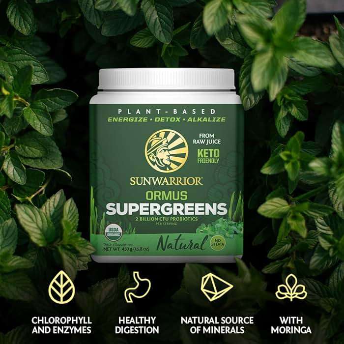 SUNWARRIOR Organic Ormus Supergreens Natural, 8 OZ - Image 4