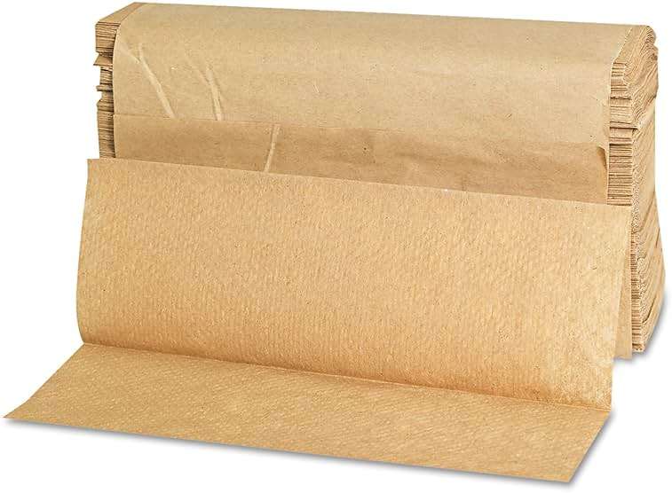 GEN 1508 Folded Paper Towels, Multifold, 9 x 9 9/20, Natural, 250 Towels per Pack (Case of 16 Packs) - Image 2