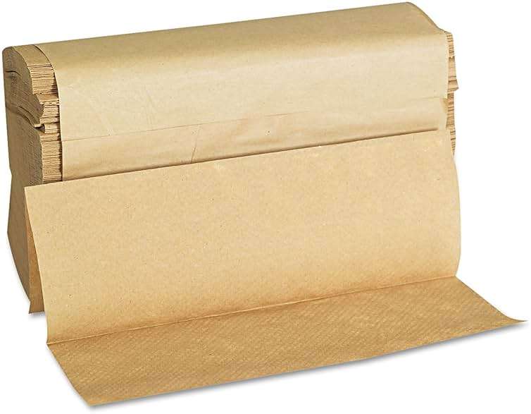 GEN 1508 Folded Paper Towels, Multifold, 9 x 9 9/20, Natural, 250 Towels per Pack (Case of 16 Packs) - Image 3