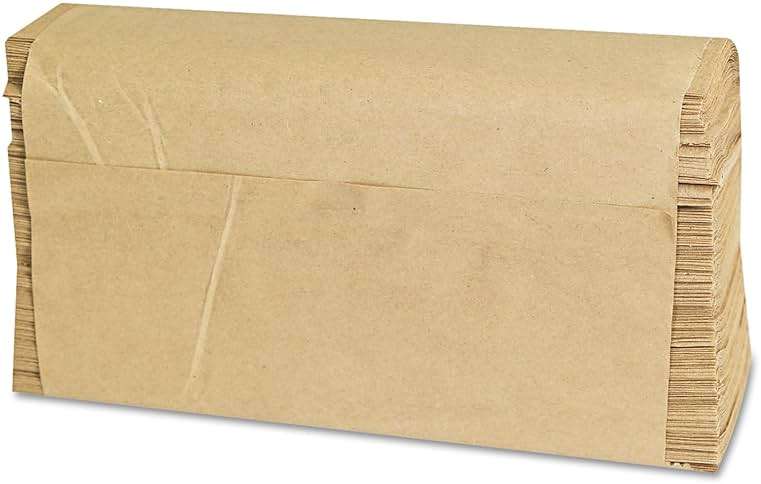 GEN 1508 Folded Paper Towels, Multifold, 9 x 9 9/20, Natural, 250 Towels per Pack (Case of 16 Packs) - Image 5