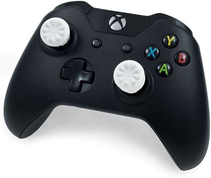 KontrolFreek FPS Freek Galaxy White for Xbox One and Xbox Series X Controller | Performance Thumbsticks | 1 High-Rise, 1 Mid-Rise | White - Image 2