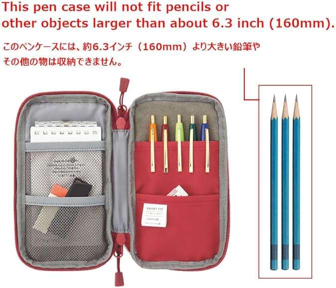LIHITLAB Compact Pen Case, Water & Stain Repellent - Image 6