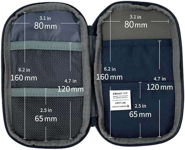 LIHITLAB Compact Pen Case, Water & Stain Repellent - Image 7