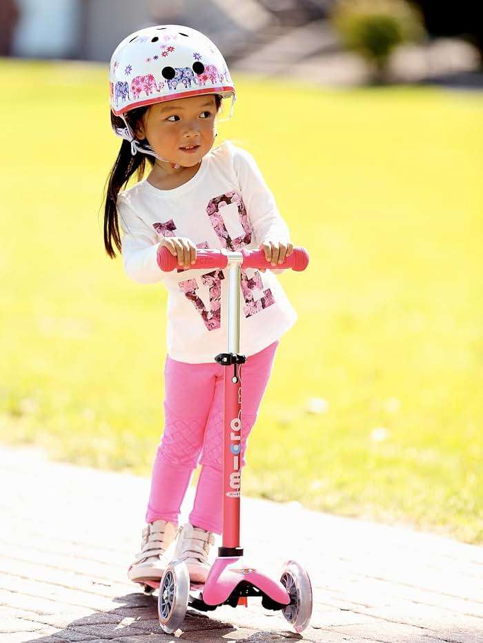 Micro Kickboard | Mini Kids Scooter for Ages 2-5 | Children up to 110 lbs | 3 Wheel Lean-to-Steer Design | Adjustable T Bar | Smooth Ride PU Wheels | Swiss Design - Image 6