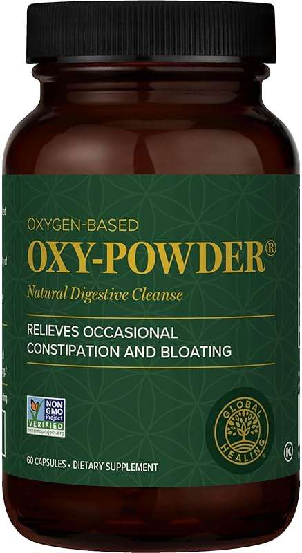 Global Healing Oxy-Powder Colon Cleanse, Constipation Relief for Women & Men, Magnesium Oxide Colon Cleanser & Detox for Weight Loss, Gut Cleanse Detox for Women and Men - Image 1