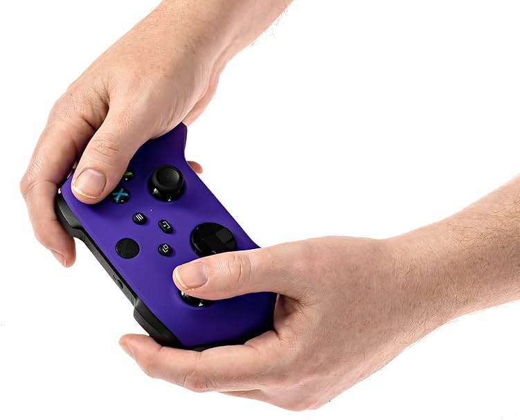 Xbox One Series X S Custom Soft Touch Controller - Soft Touch Feel, Added Grip, Vibrant Purple Color - Compatible with Xbox One, Series X, Series S - Image 3