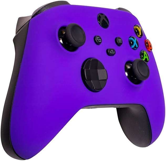 Xbox One Series X S Custom Soft Touch Controller - Soft Touch Feel, Added Grip, Vibrant Purple Color - Compatible with Xbox One, Series X, Series S - Image 8