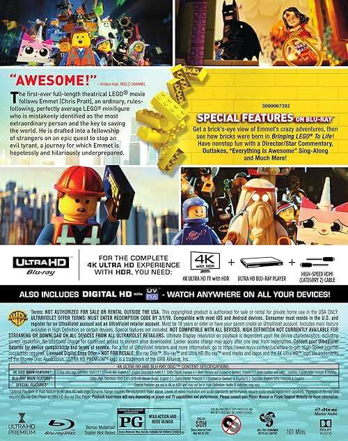 The Lego Movie (4K Ultra HD) - Image 2