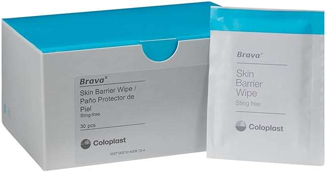 Brava Skin Barrier Wipes - 1/Box of 30 - Image 1