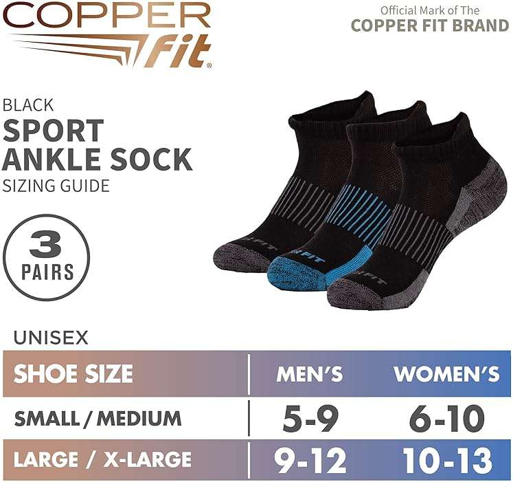 Copper Fit Ankle Length Sport Socks - Image 3
