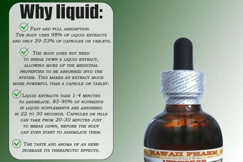 PAU d'arco Alcohol-Free Liquid Extract, PAU d'arco Liquid (Tabebuia impetiginosa) Dried Bark Glycerite Natural Herbal Supplement, Hawaii Pharm, USA 2 fl.oz - Image 4