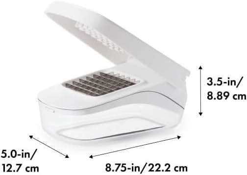 OXO Good Grips Vegetable and Onion Chopper with Easy Pour Opening White - Image 2