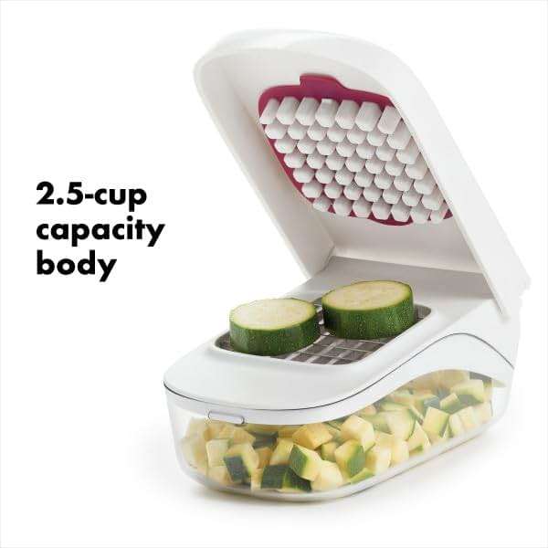 OXO Good Grips Vegetable and Onion Chopper with Easy Pour Opening White - Image 5