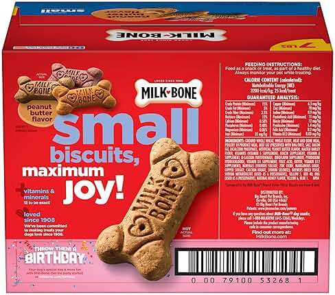 Milk-Bone Peanut Butter Flavor Dog Biscuits, Naturally & Artificially Flavored, 7 Lb. Box - Image 3