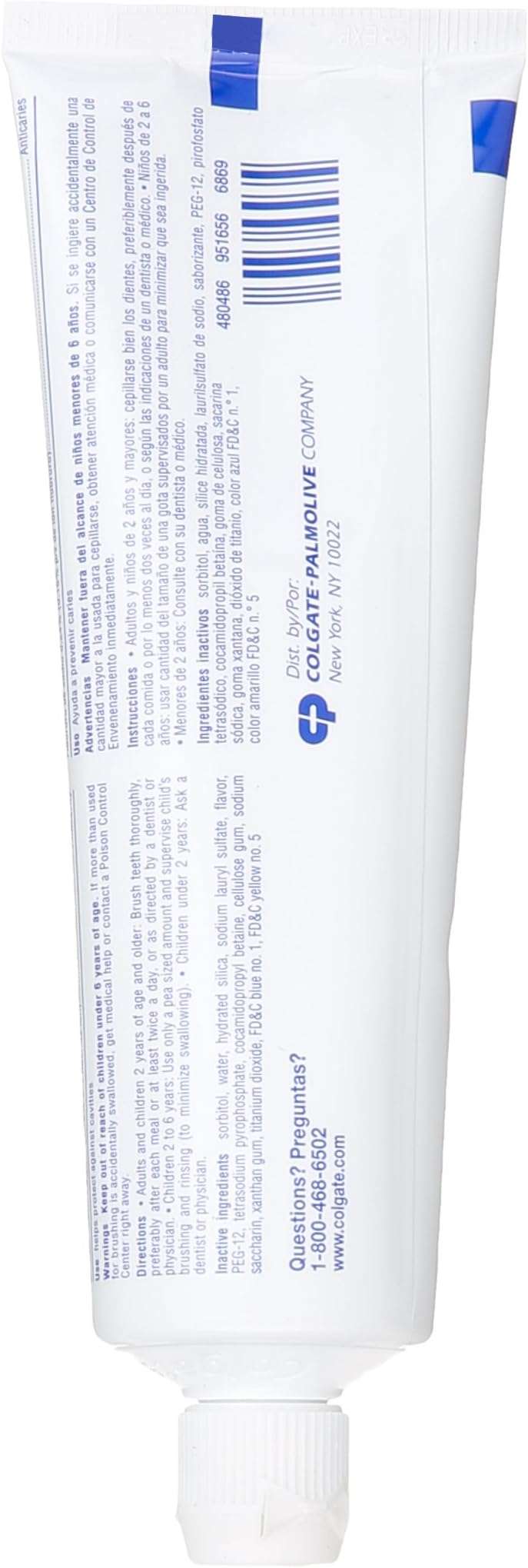 Colgate Triple Action Toothpaste, Mint - 4 ounce (Pack of 6) - Image 5