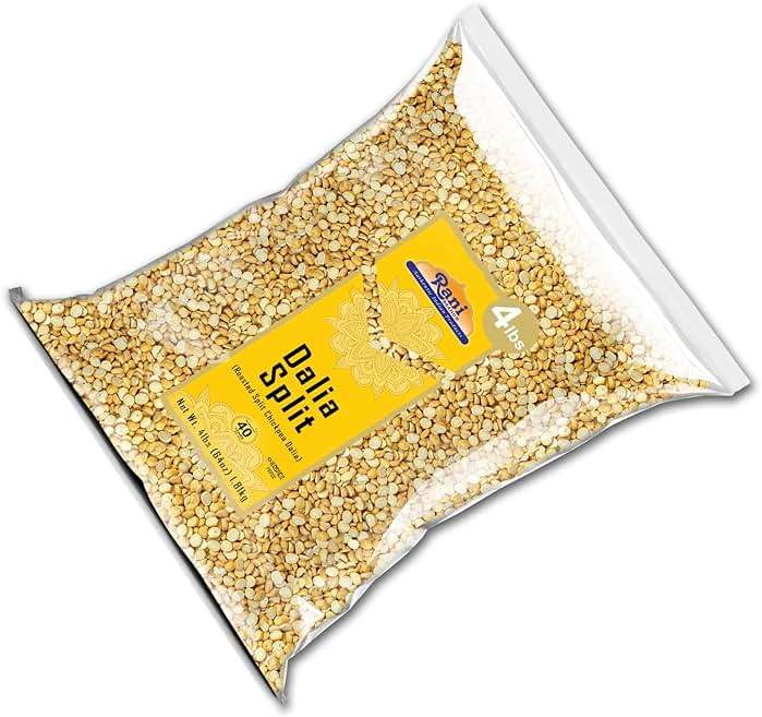 Rani Daliya Split (Roasted Split Chickpeas Dalia) 4lbs (64oz) ~ All Natural | Vegan | Indian Origin - Image 9