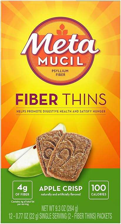 Metamucil Fiber Wafers Apple Crisp 24 Each (Pack of 2) - Image 1