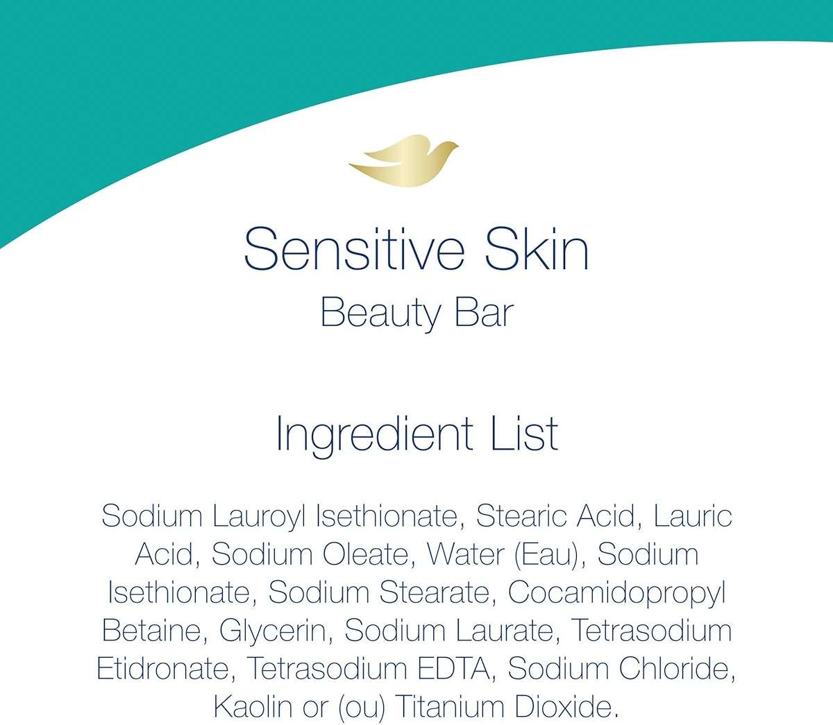 Dove Beauty Bar Soap, Sensitive Skin 2-Size Variety 3-Pack with Moisturizing Cream for Soft, Smooth Skin, Hypoallergenic, Fragrance-Free - Image 6