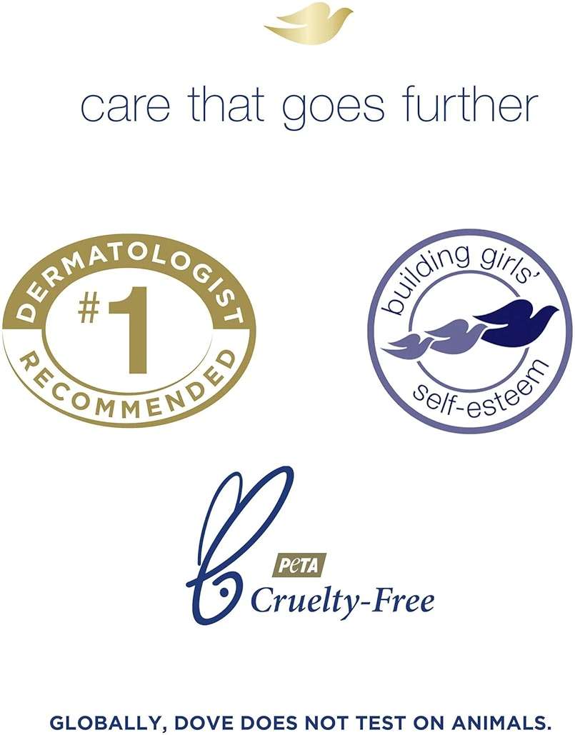 Dove Beauty Bar Soap, Sensitive Skin 2-Size Variety 3-Pack with Moisturizing Cream for Soft, Smooth Skin, Hypoallergenic, Fragrance-Free - Image 7