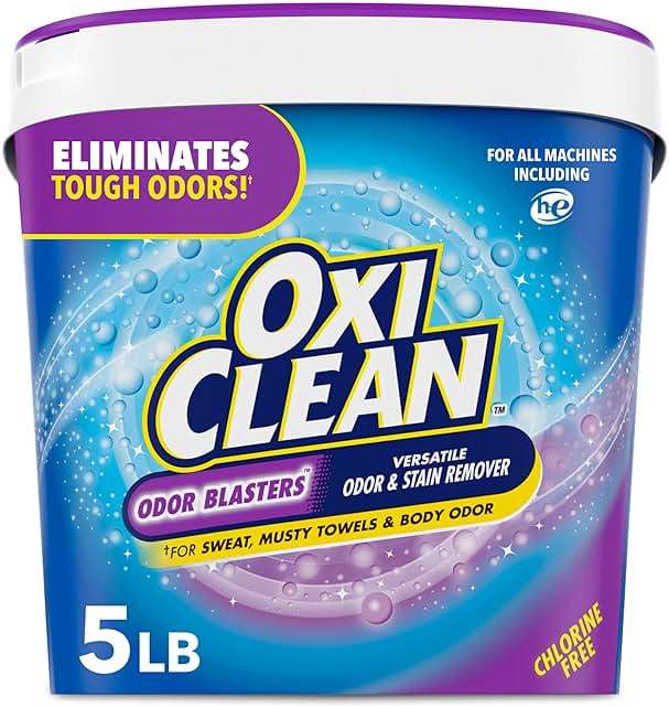 OxiClean Odor Blasters Versatile Odor and Laundry Stain Remover Powder, 5 lb - Image 1