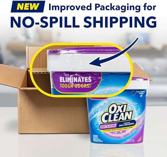 OxiClean Odor Blasters Versatile Odor and Laundry Stain Remover Powder, 5 lb - Image 2